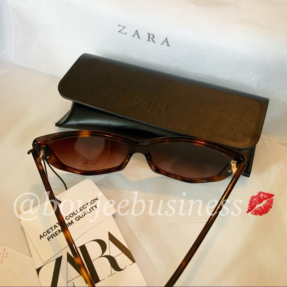 ZARA BNWT Acetate Tortoiseshell Effect Glasses - Picture 6 of 7